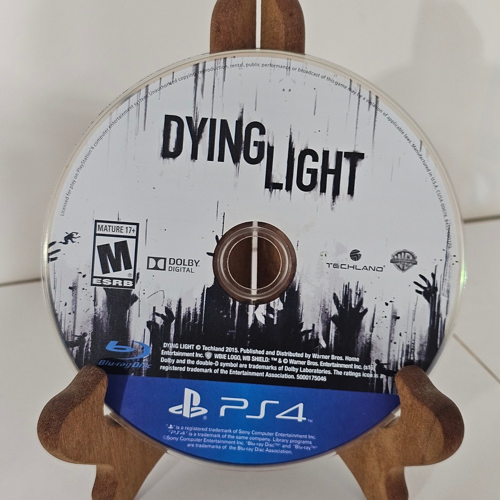 Dying Light Sony PlayStation 4 PS4 Video Game Disc Only CUSA-00078 Techland